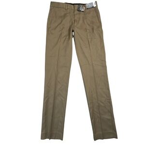 Louis Raphael NWT Men's Khaki Skinny Fit Stretch Dress Pants Tag Size 30x32